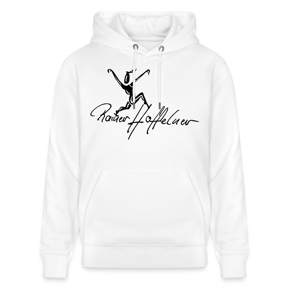 Unisex Bio-Hoodie mit TUSCHEWEIBCHEN PRINT - Weiß