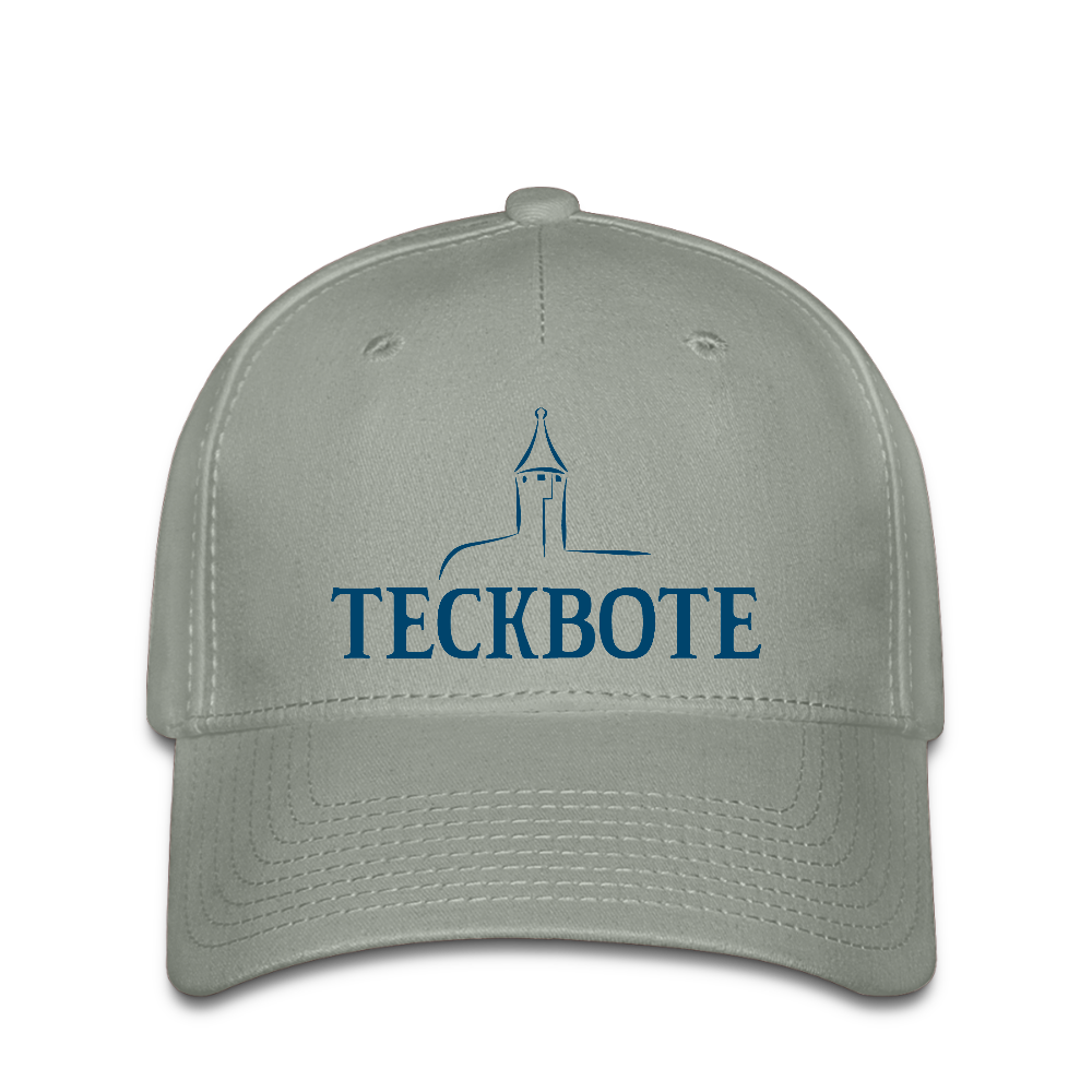 Flexfit Cap mit TECKBOTE PRINT - Grüngrau