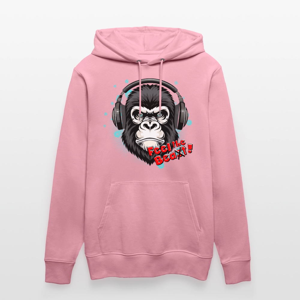 Unisex Hoodie mit FEEL THE BEA(S)T PRINT - Lila Traum