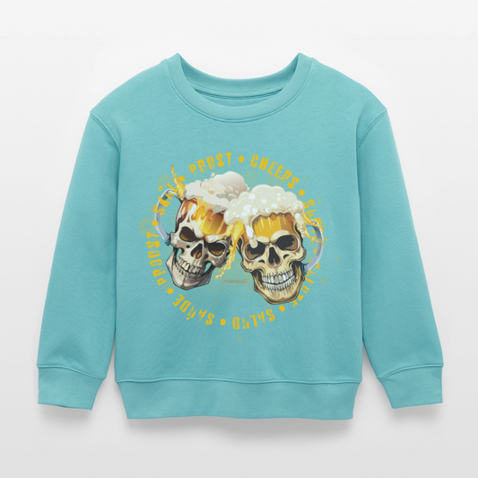 MNJS KIDS Mini Changer Bio Sweatshirt mit OKTOBERFEST EDITION BOYS PRINT - Pastelltürkis