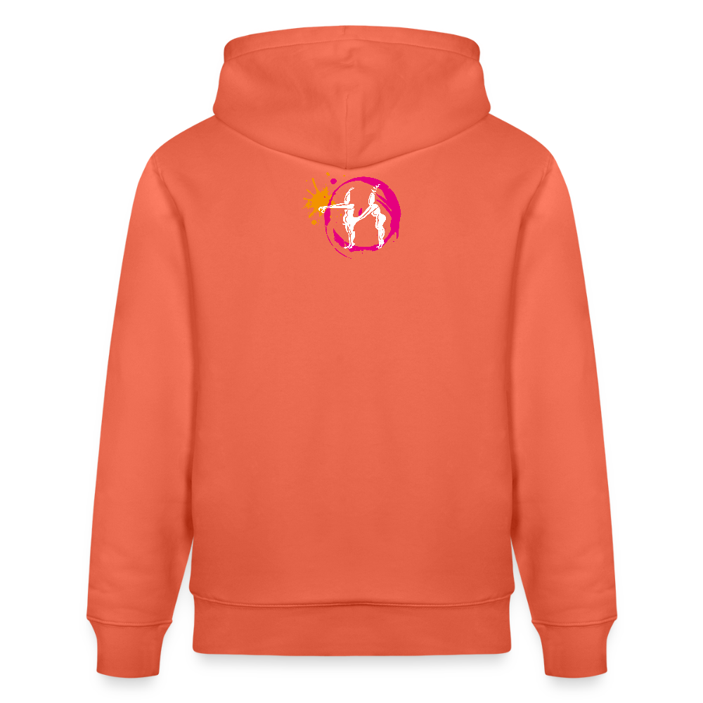 Unisex Hoodie mit ES ESKALIERT EH PRINT - Hellrot