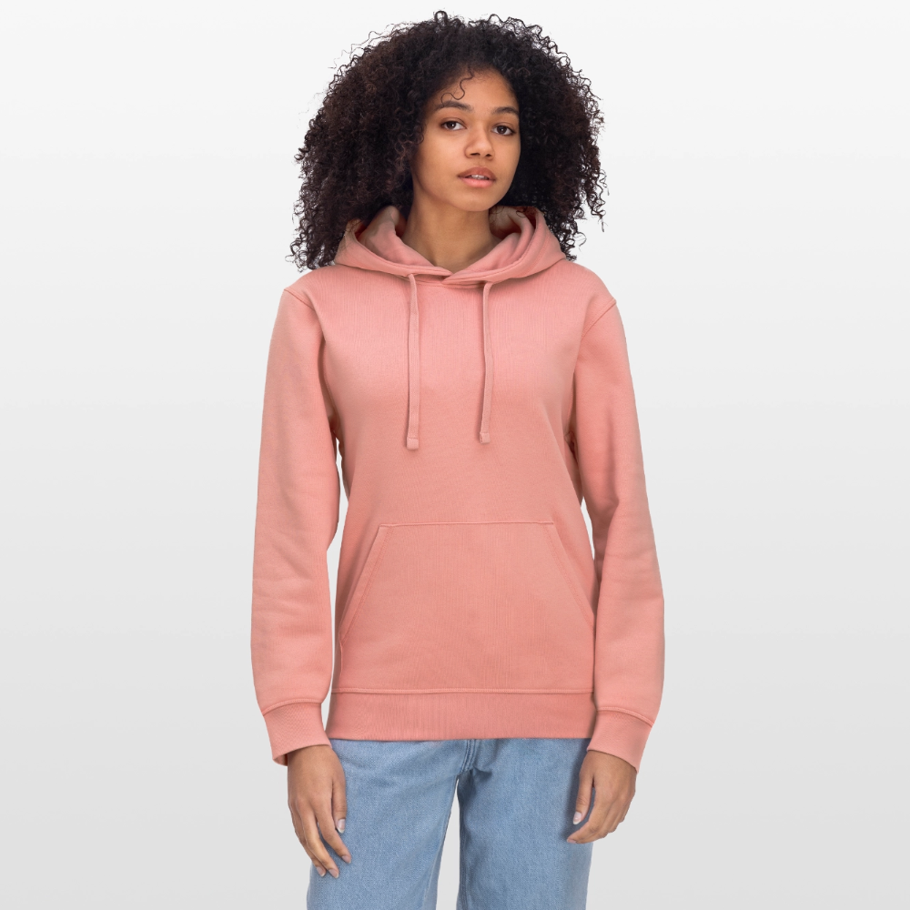 Unisex Bio-Hoodie mit DELICATEZZA SARDINE PRINT Rückseite - Altrosa