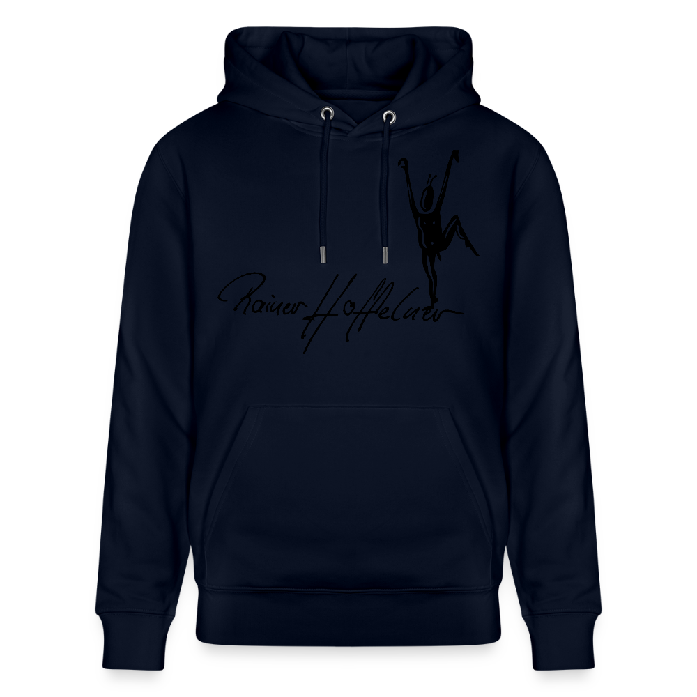 Unisex Bio-Hoodie mit TUSCHEMÄNNCHEN PRINT - Navy