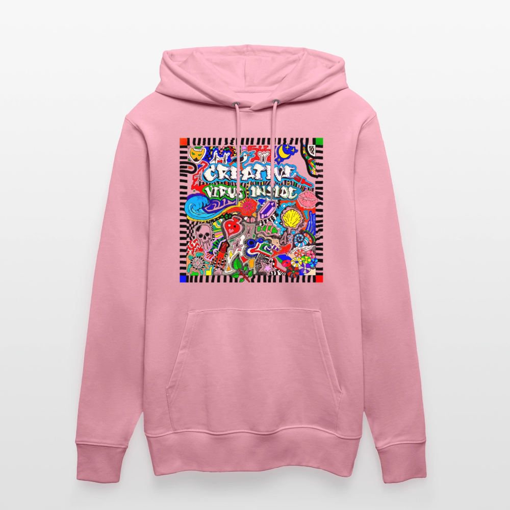 Unisex Bio-Hoodie mit CREATIVE VIRUS INSIDE PRINT - Lila Traum