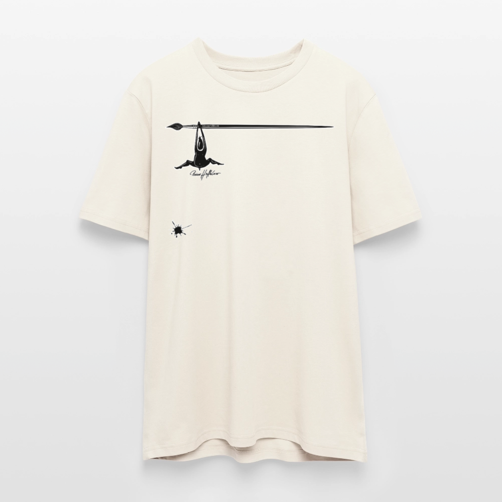 Unisex Bio-T-Shirt mit MÄNNLE PRINT - Naturweiß