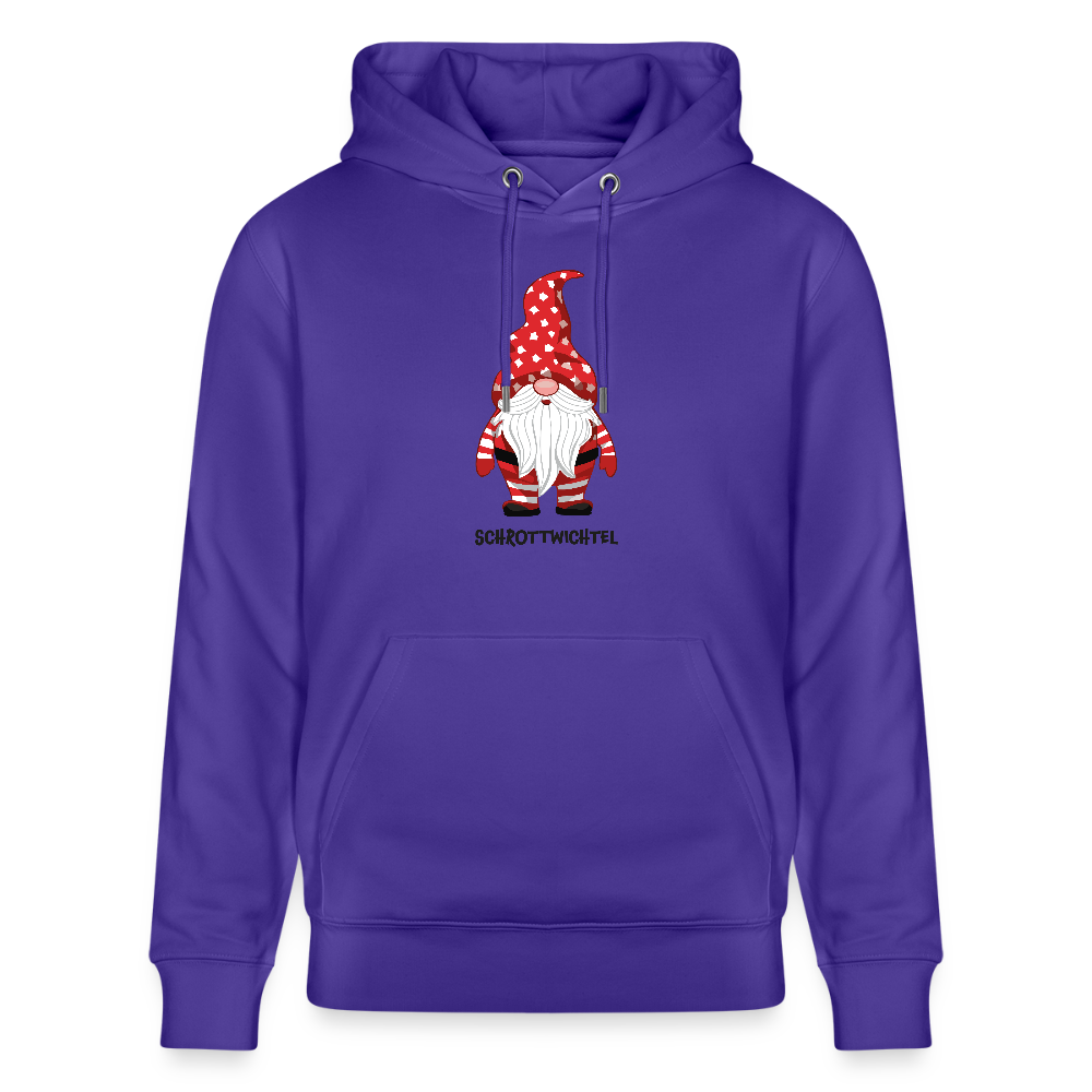 Unisex Bio-Hoodie mit SCHROTTWICHTEL PRINT - Purple Love