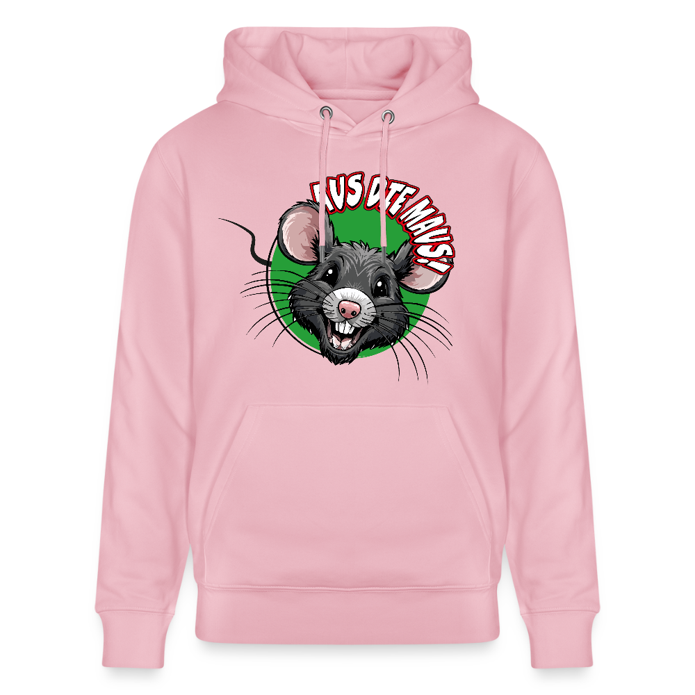 Unisex Hoodie mit AUS DIE MAUS PRINT - Hellrosa