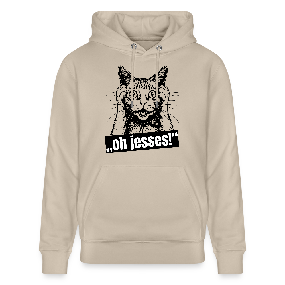 Unisex Hoodie mit OH JESSES PRINT - Beige