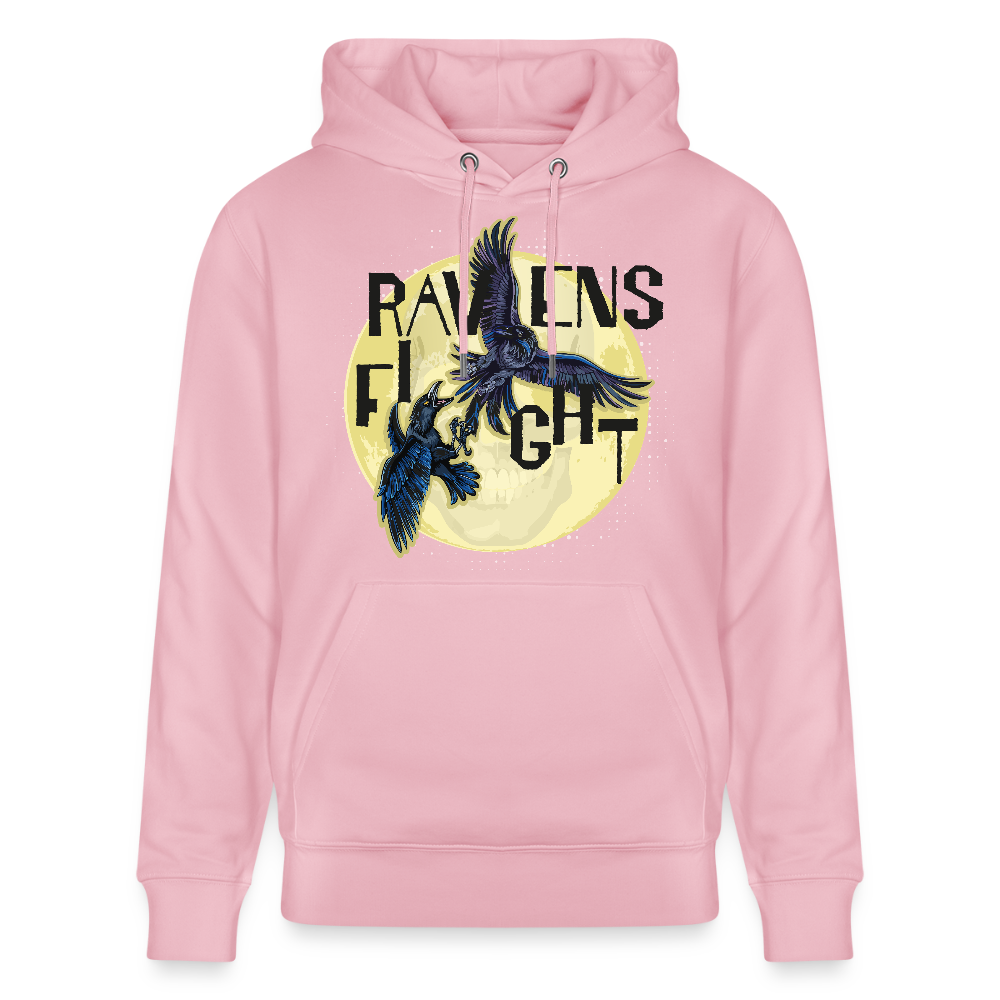 Unisex Hoodie mit RAVENS FIGHT PRINT - Hellrosa