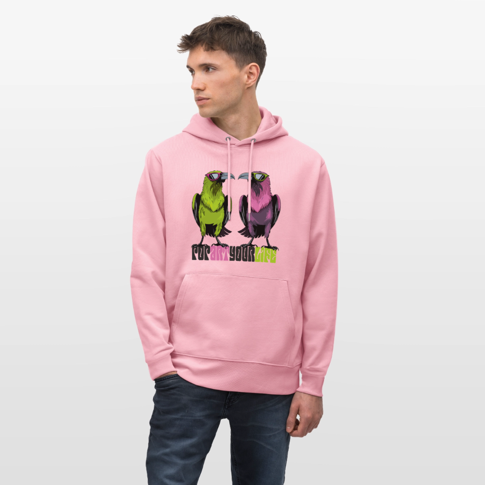 Unisex Hoodie mit POPART YOUR LIFE PRINT - Lila Traum