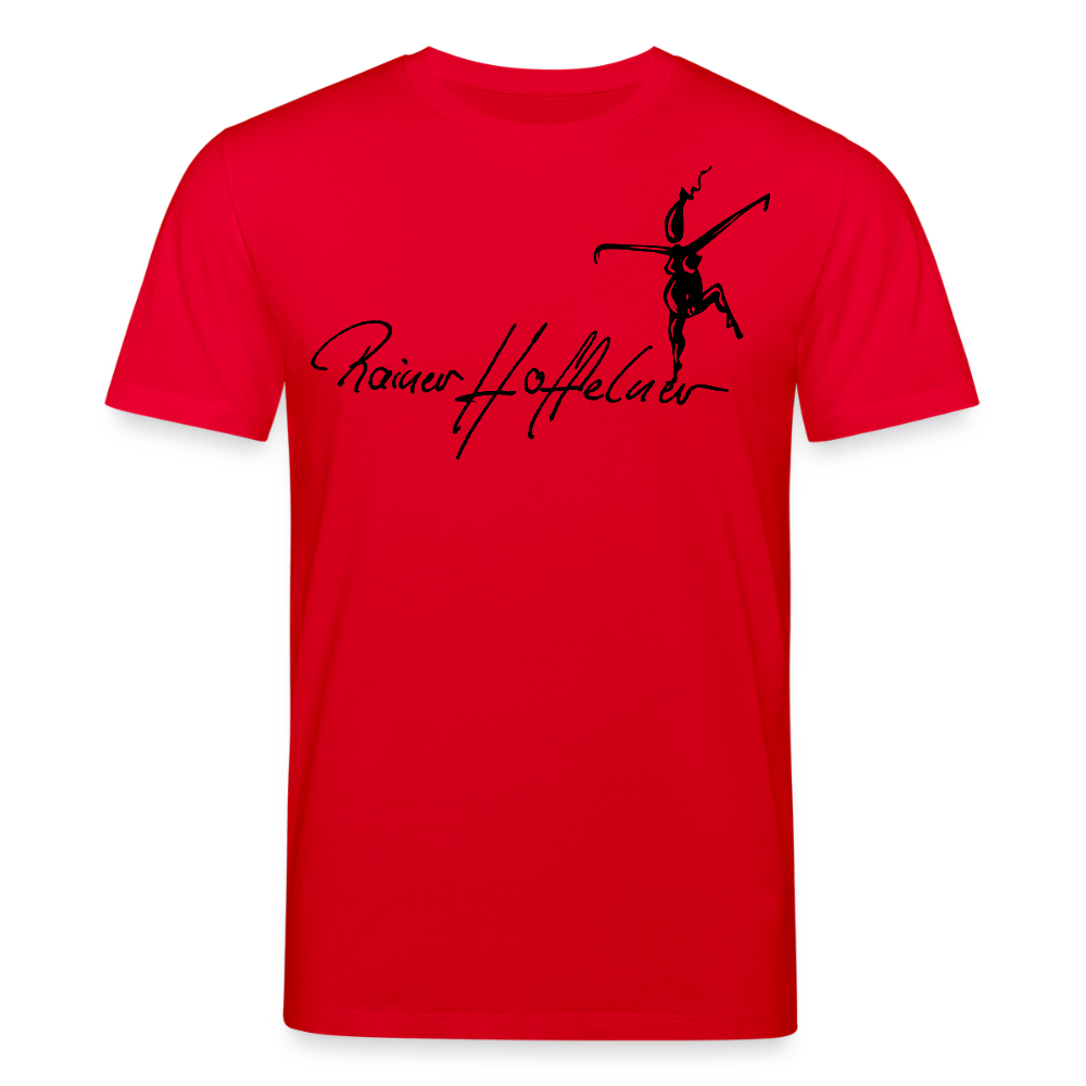 Unisex Bio-T-Shirt mit TUSCHEWEIBCHEN PRINT - Rot