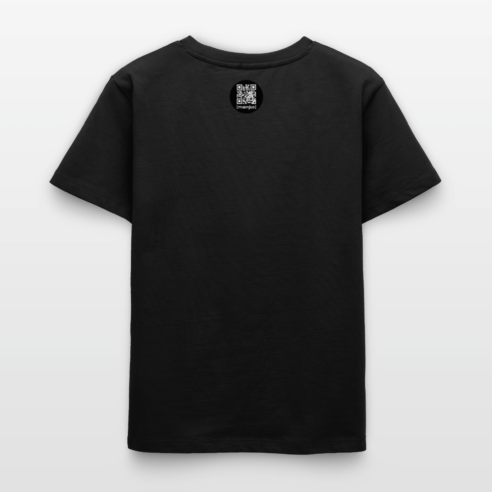 MNJS TEENS Bio T-Shirt mit WELCOME TO THE JUNGLE PRINT - Schwarz