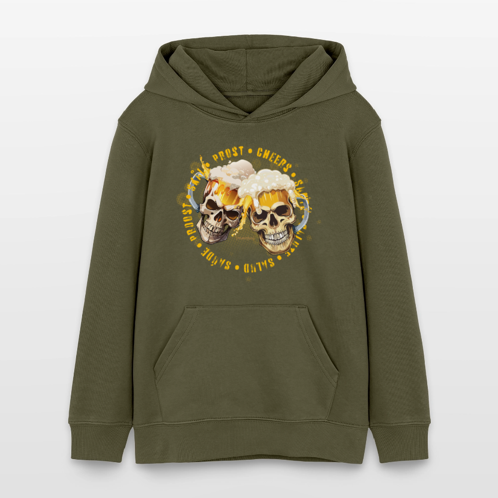 Teens Bio-Hoodie mit OKTOBERFEST EDITION BOYS PRINT - Khaki