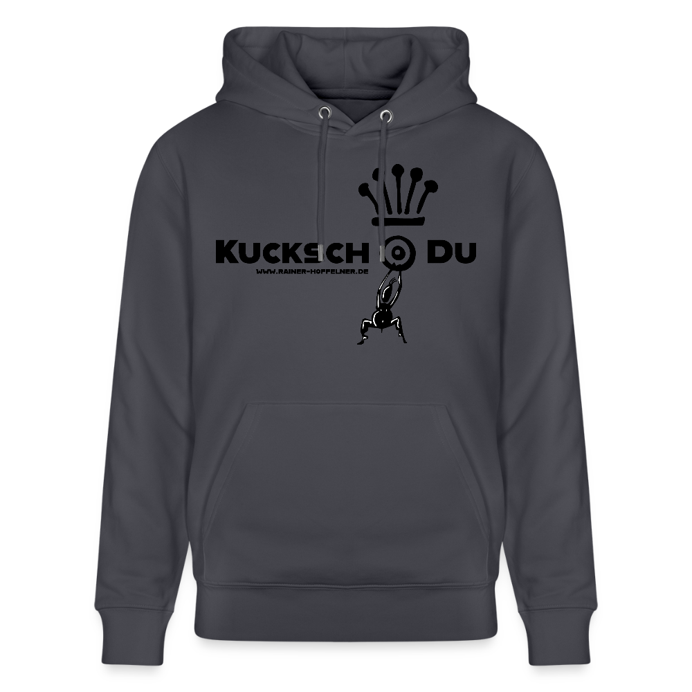 Unisex Hoodie mit KUCKSCH DU PRINT - Indigoblau