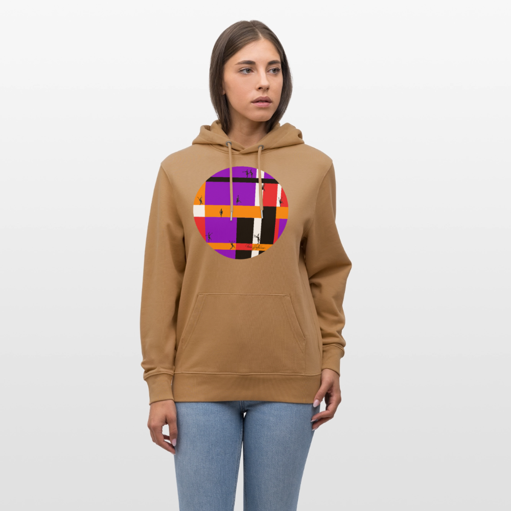 Unisex Bio-Hoodie mit TUSCHEMÄNNCHEN PRINT - Karamell