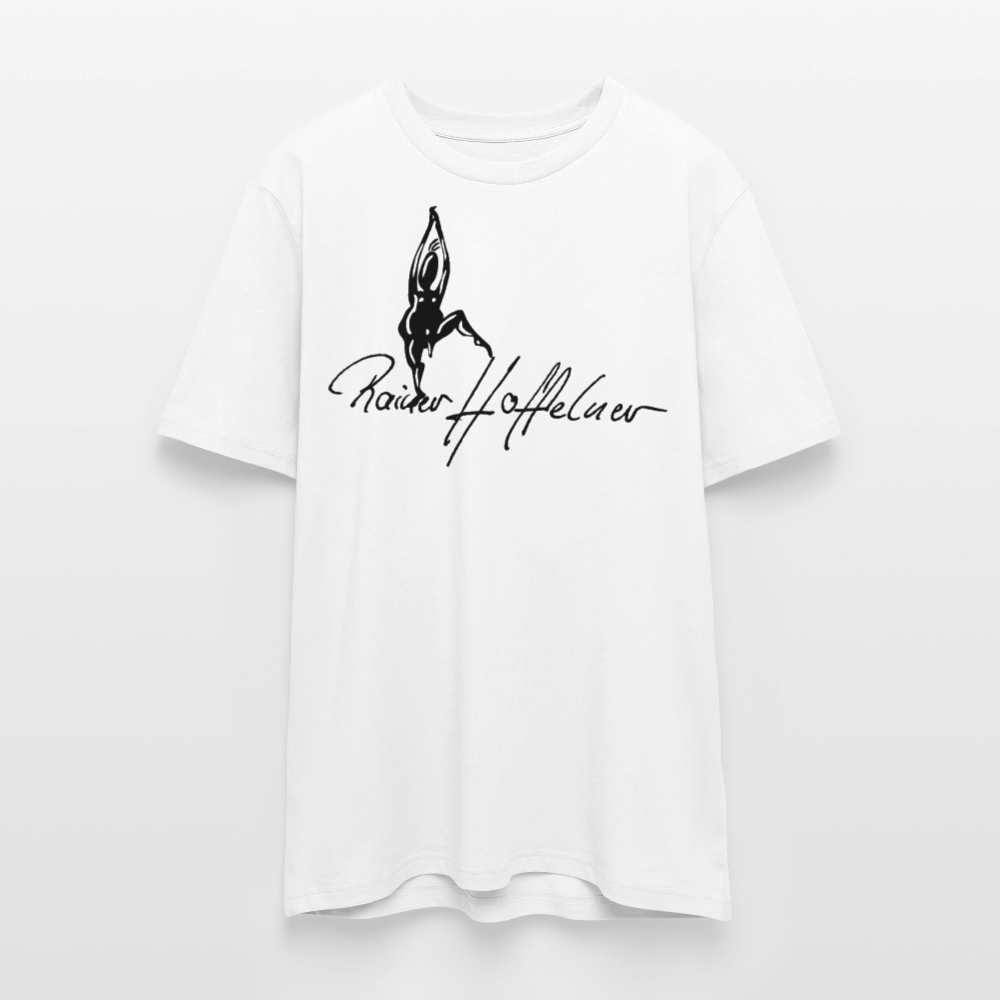 Unisex Bio-T-Shirt mit TUSCHEMÄNNCHEN PRINT - Weiß