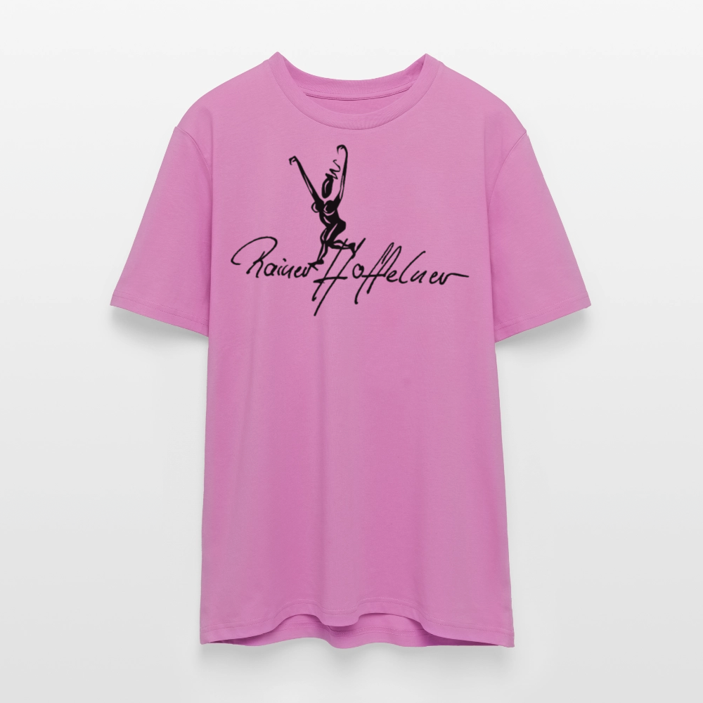 Unisex Bio-T-Shirt mit TUSCHEWEIBCHEN PRINT - Pink