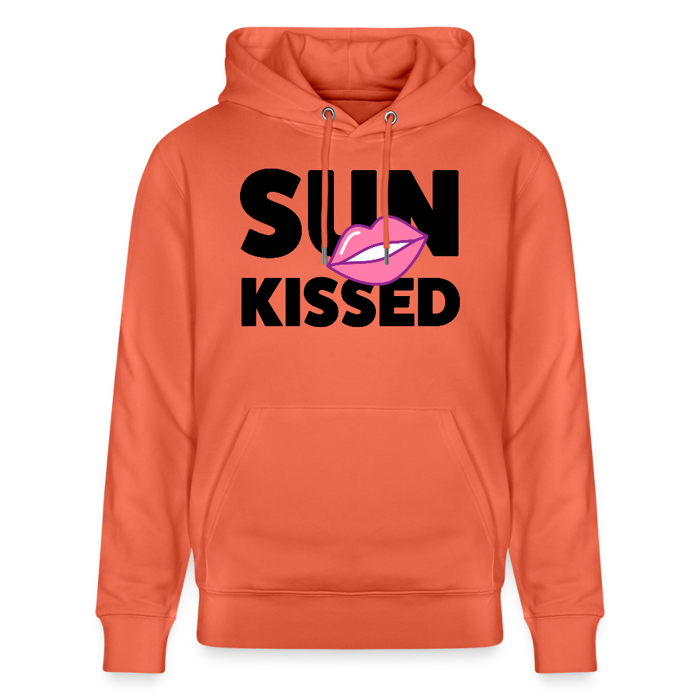 Unisex Hoodie mit SUN KISSED PRINT - Hellrot