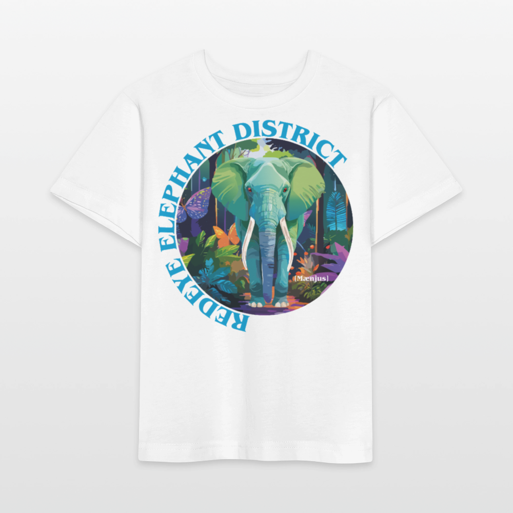 MNJS KIDS T-Shirt mit REDEYE ELEPHANT DISTRICT PRINT - Weiß