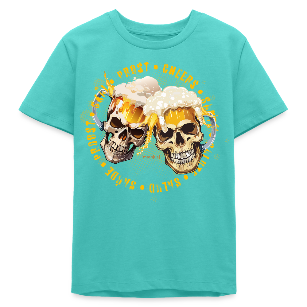 MNJS TEENS Bio T-Shirt mit OKTOBERFEST EDITION BOYS PRINT - Poolblau