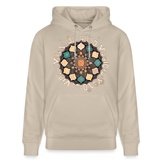 Unisex Bio-Hoodie mit MANDALA VIBES PRINT - Beige