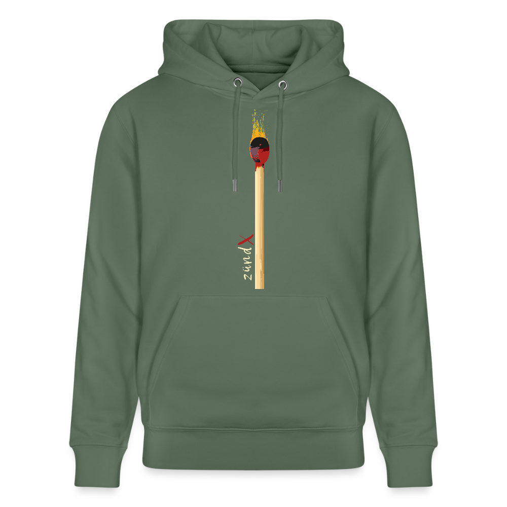 Unisex Hoodie mit zündX PRINT - Tanngrün