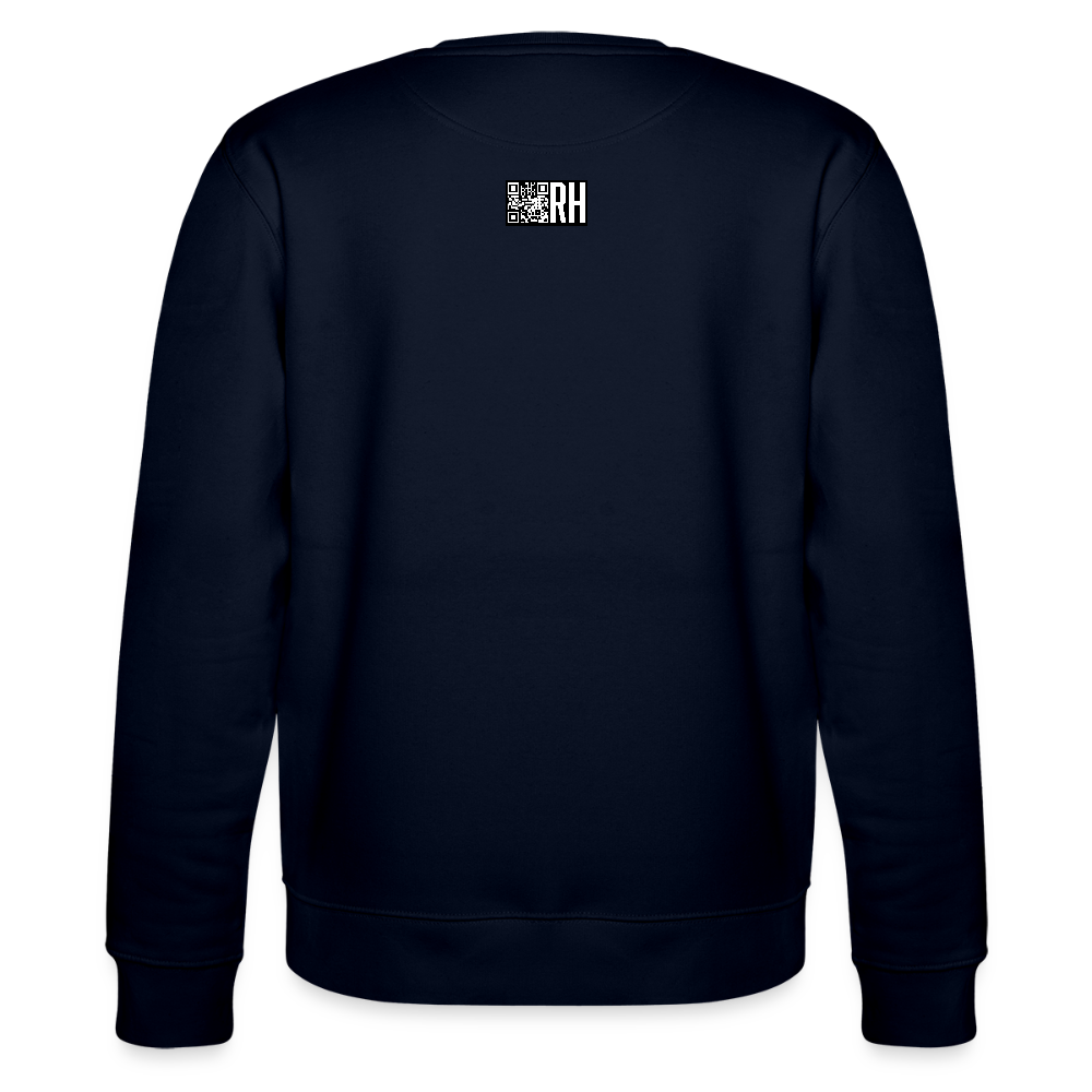 Unisex Bio-Sweatshirt mit TUSCHEMÄNNCHEN PRINT - Navy