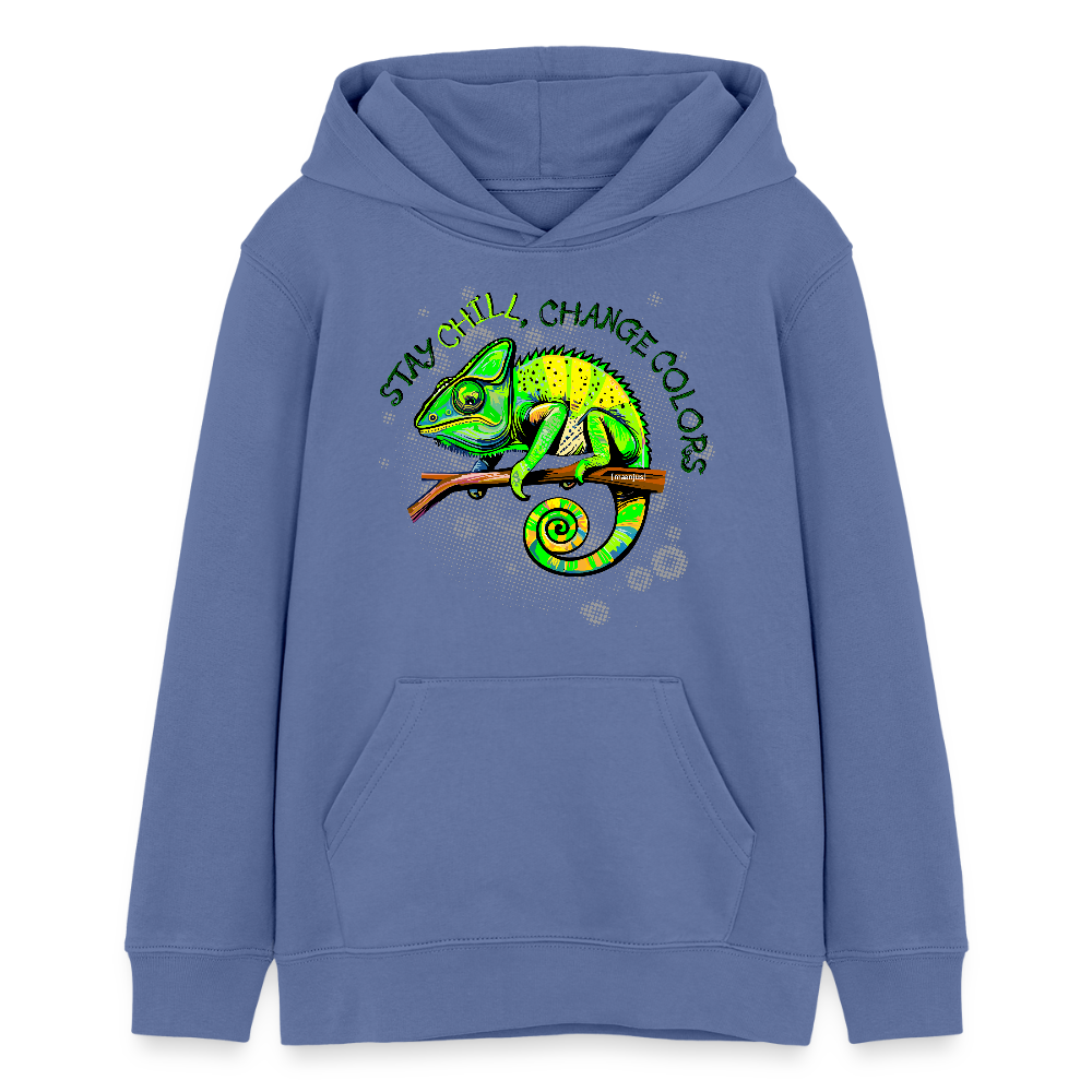 MNJS TEENS Bio-Hoodie mit CAMAELEON PRINT - Blau