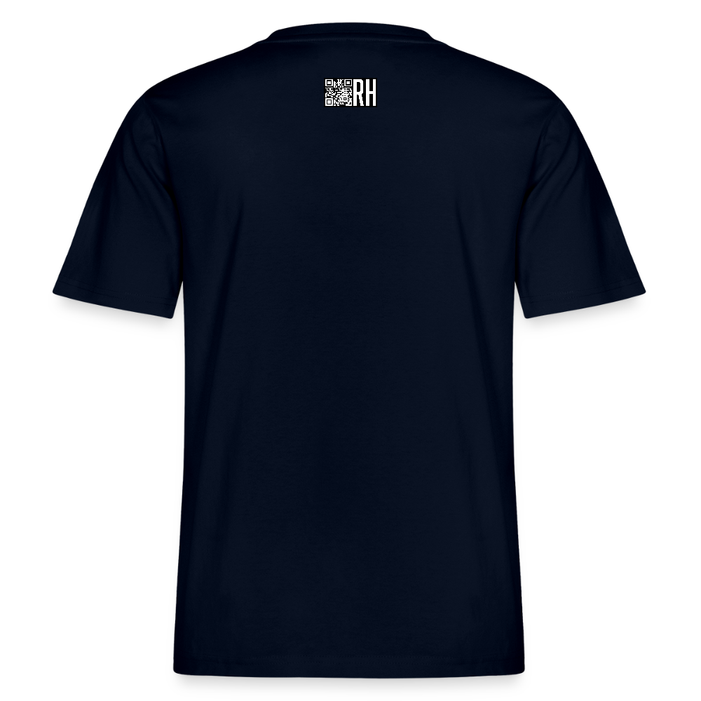 Unisex Bio-T-Shirt mit TUSCHEWEIBCHEN PRINT - Navy