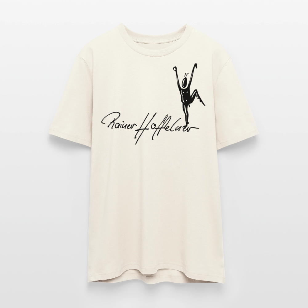 Unisex Bio-T-Shirt mit TUSCHEMÄNNCHEN PRINT - Naturweiß