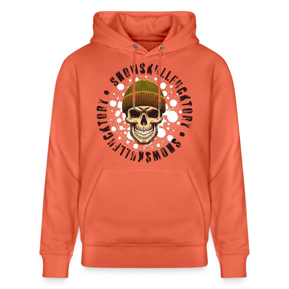 Unisex Hoodie mit SNOWSKULL PRINT - Hellrot