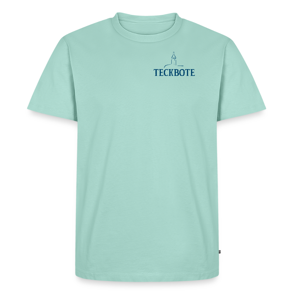Männer Premium T-Shirt mit TECKBOTE PRINT - Mint