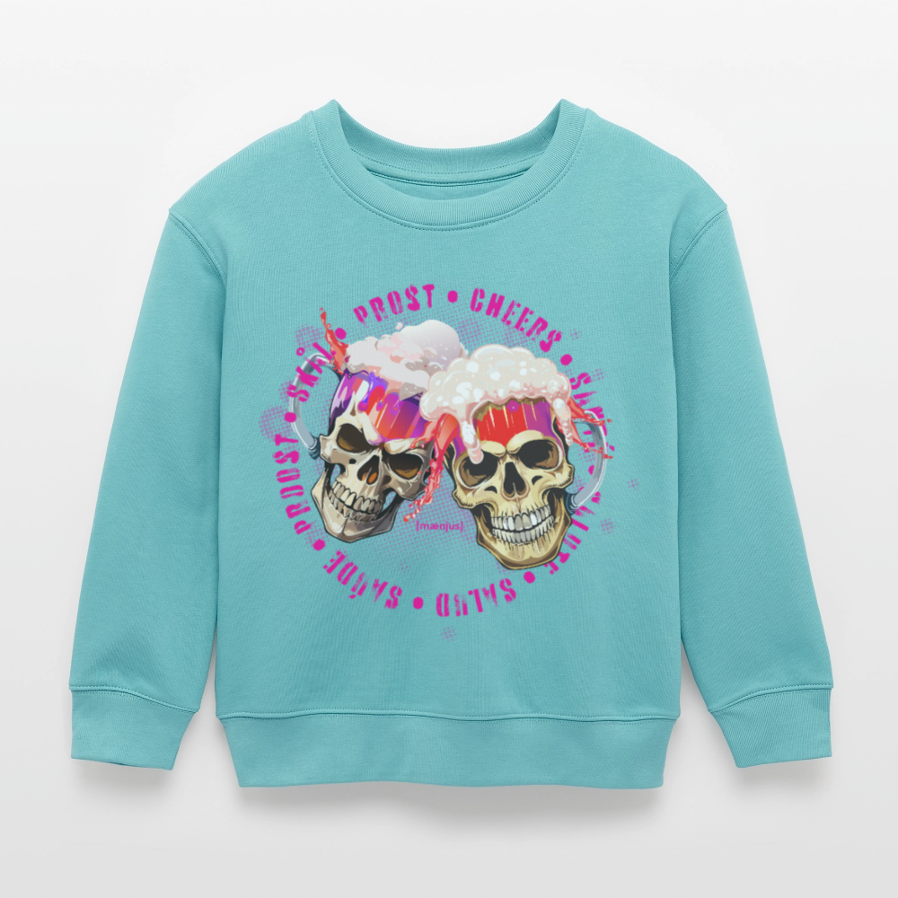 MNJS KIDS Mini Changer Bio Sweatshirt mit OKTOBERFEST EDITION PRINT - Pastelltürkis