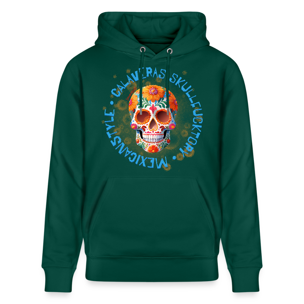 Unisex Hoodie mit CALAVERAS MEXICANSTYLE PRINT - Forest