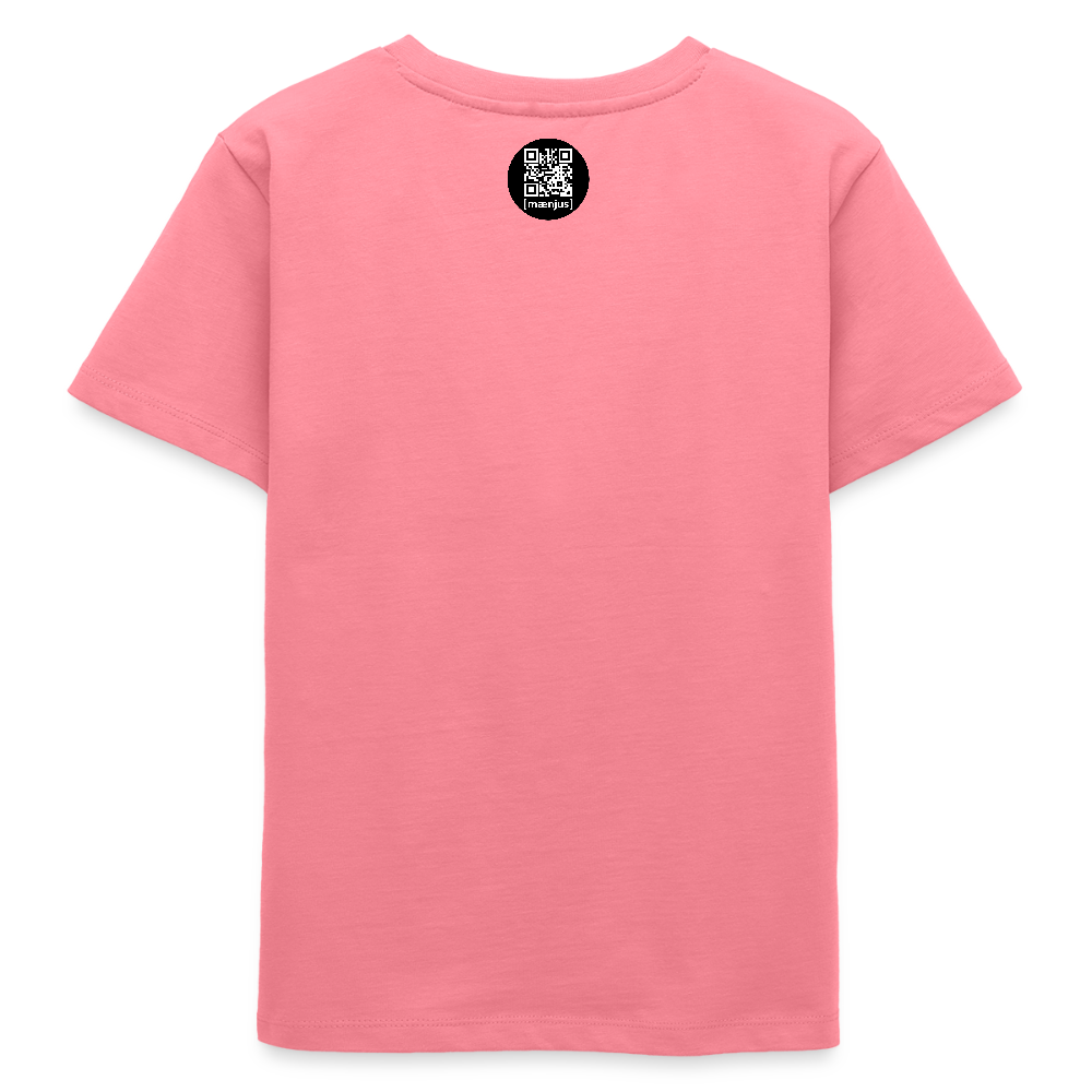 MNJS TEENS Bio T-Shirt mit DEEP FOREST GREEN TIGERRABBIT PRINT - Pink