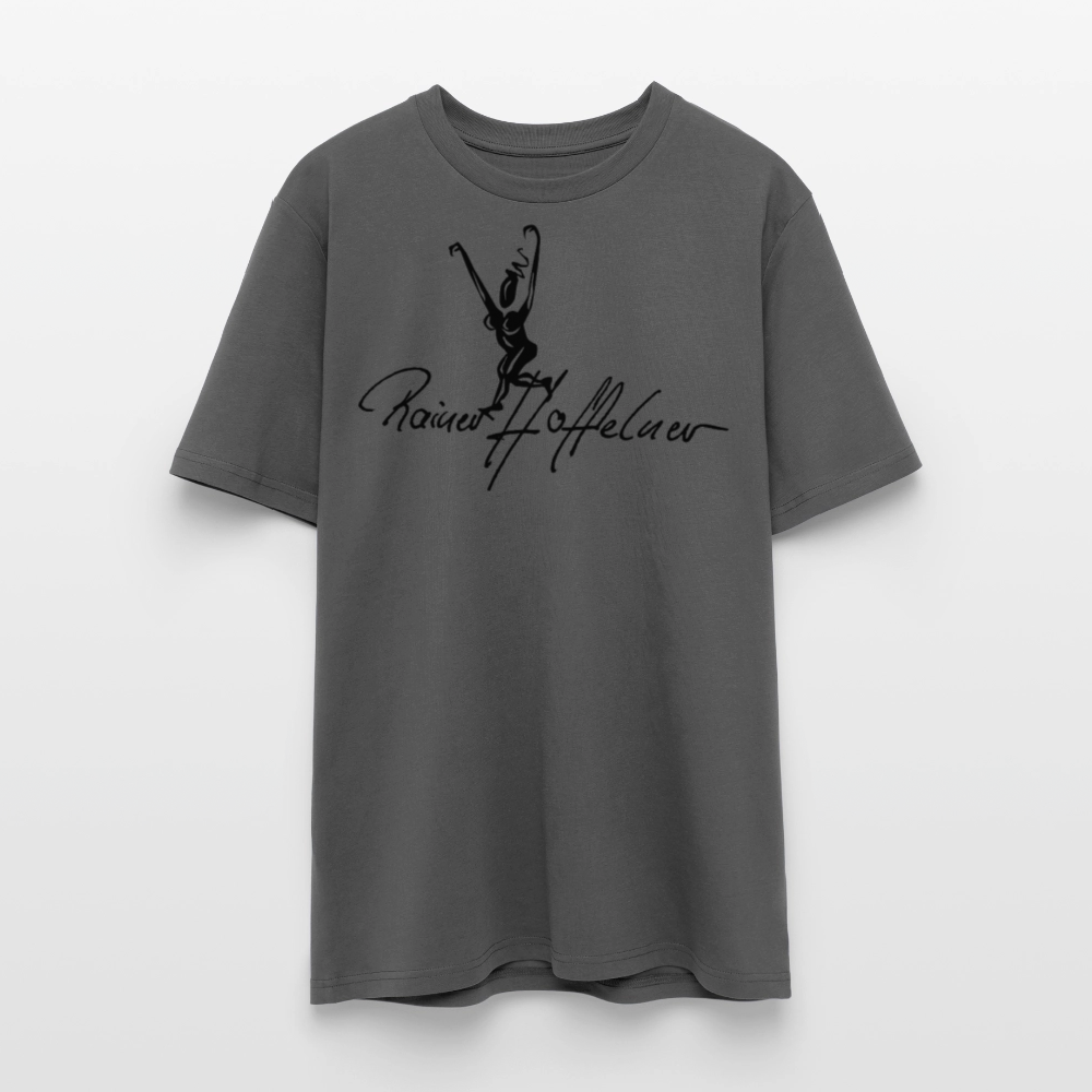 Unisex Bio-T-Shirt mit TUSCHEWEIBCHEN PRINT - Anthrazit