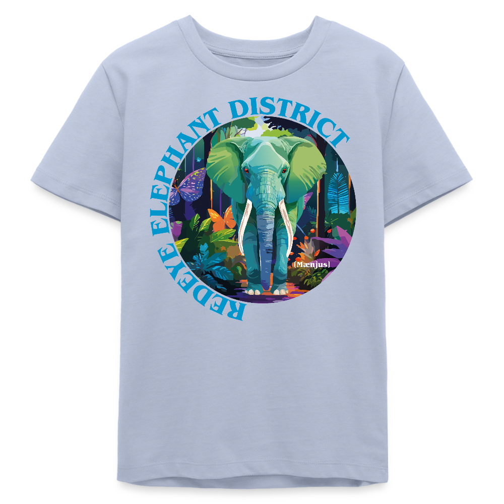 MNJS TEENS Bio T-Shirt mit REDEYE ELEPHANT DISTRICT PRINT - Lavendel-Violett