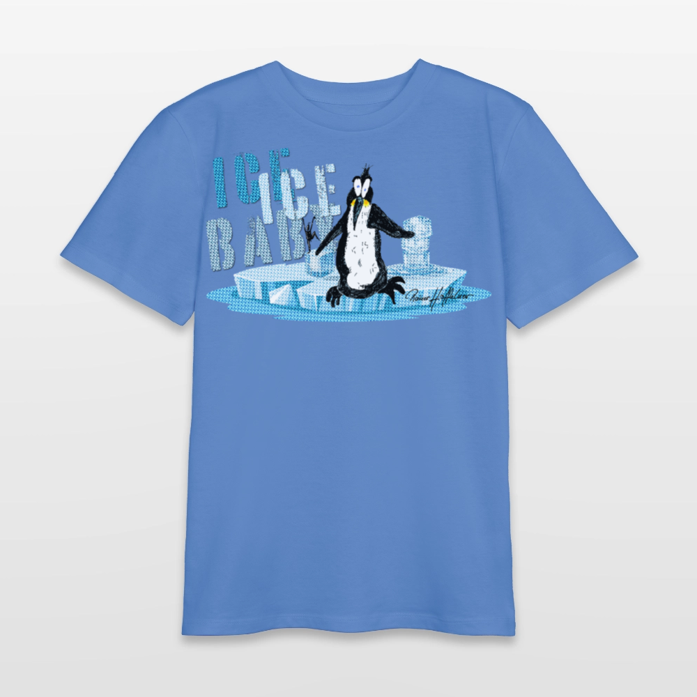 MNJS TEENS Bio T-Shirt mit ICE ICE BABY PRINT - Blau