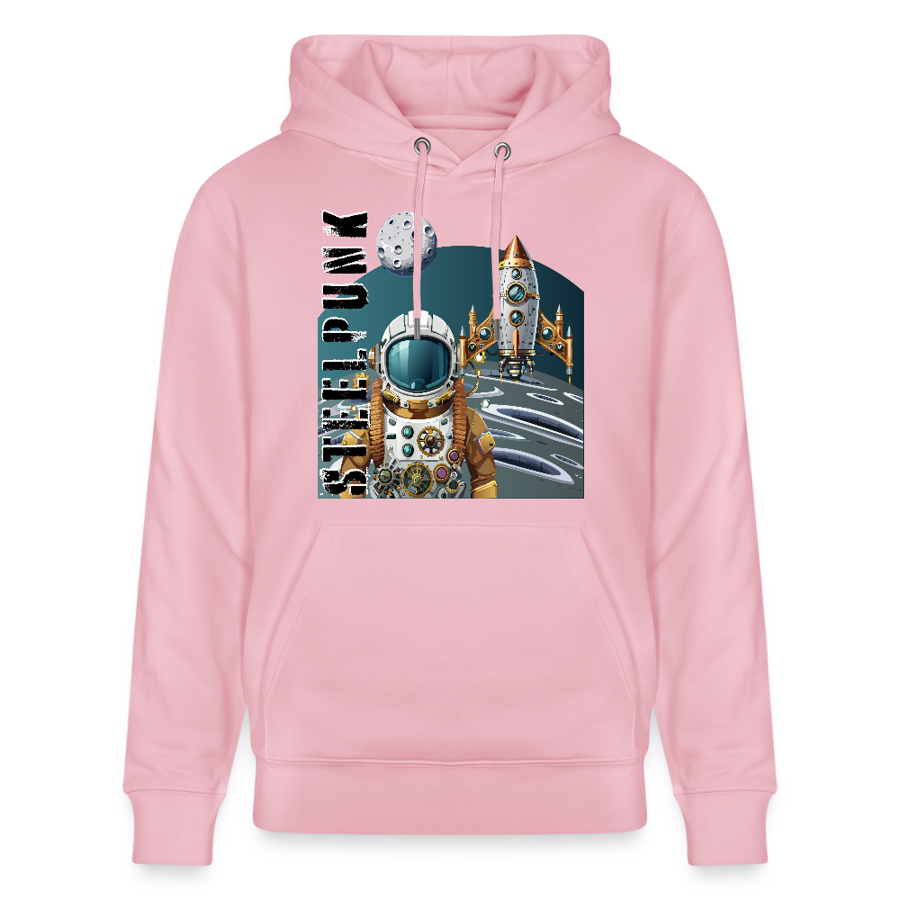Unisex Hoodie mit STEELPUNK PRINT - Hellrosa