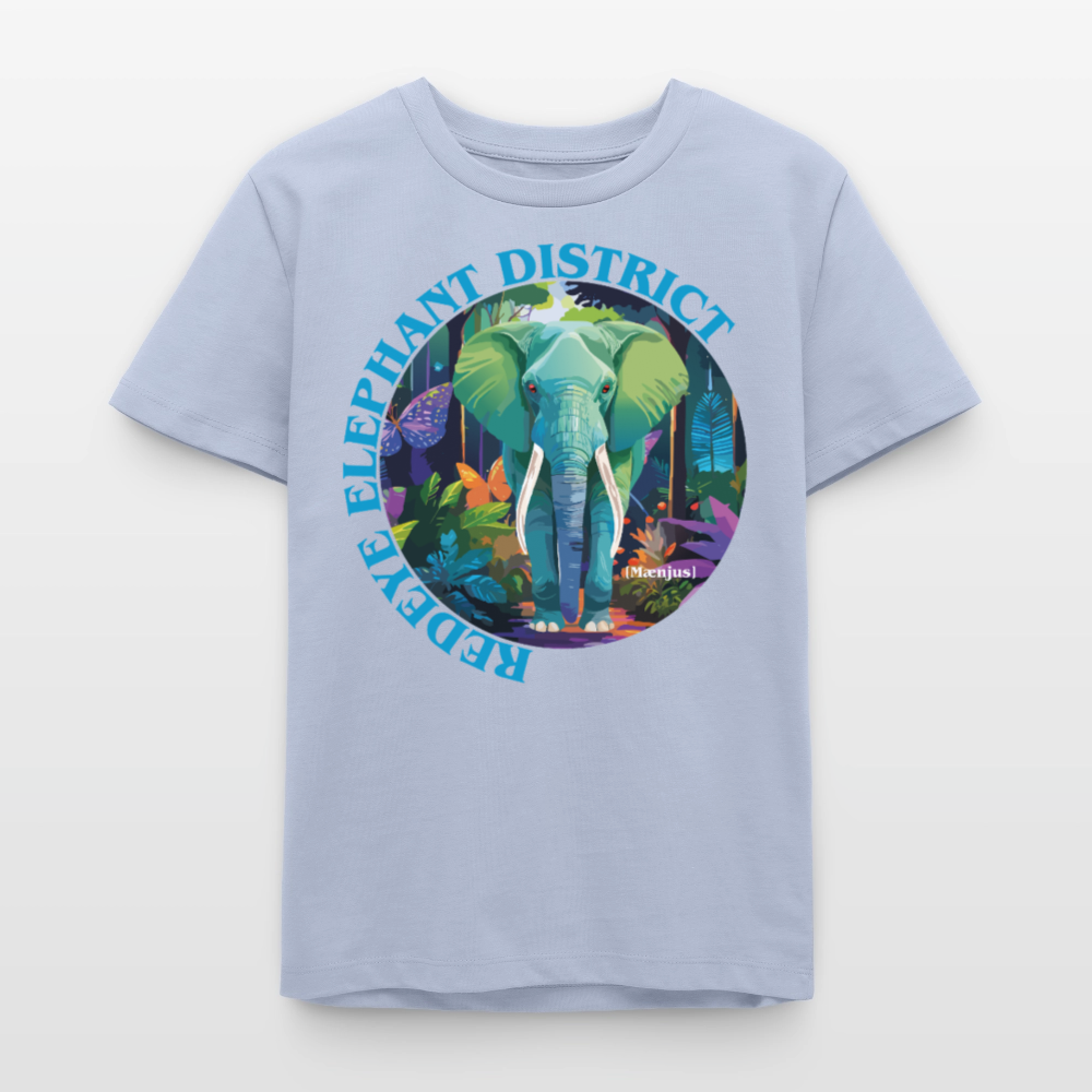 MNJS TEENS Bio T-Shirt mit REDEYE ELEPHANT DISTRICT PRINT - Lavendel-Violett