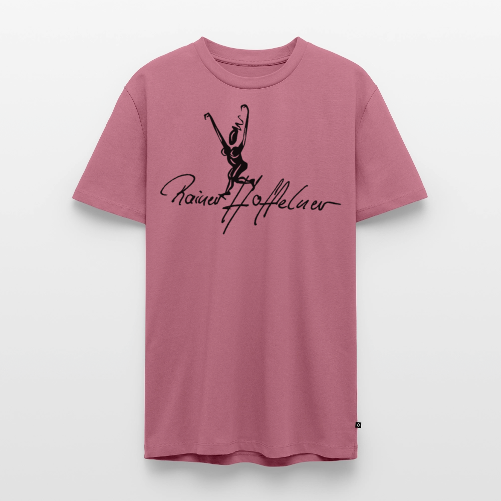 Männer Premium T-Shirt mit TUSCHEWEIBCHEN PRINT - Mauve