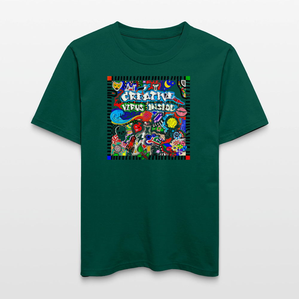 Unisex Bio-T-Shirt mit CREATIVE VIRUS INSIDE PRINT - Forest