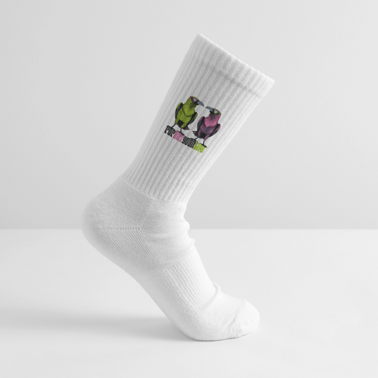 Tennissocken mit POPART YOUR LIFE Print - Weiß