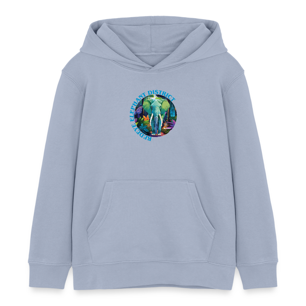 MNJS KIDS Bio-Hoodie mit REDEYE ELEPHANT DISTRICT PRINT - Lavendel-Violett