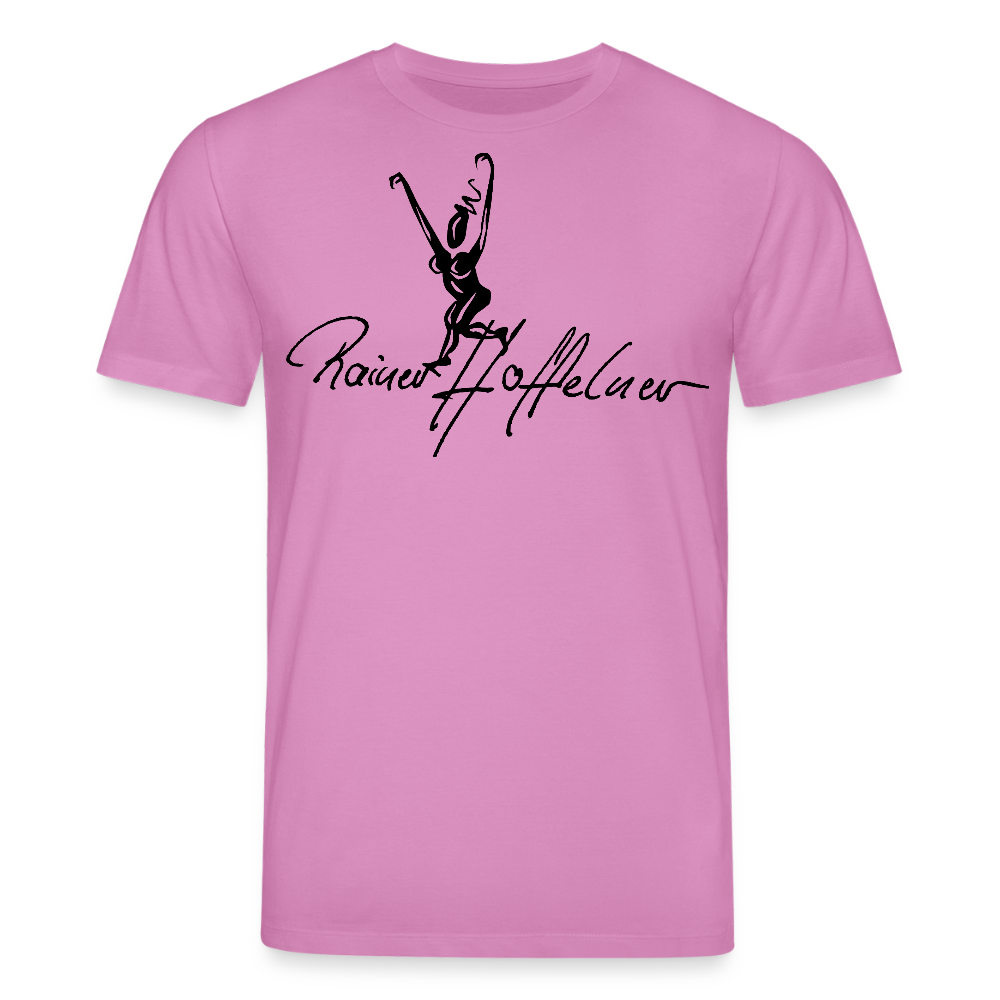 Unisex Bio-T-Shirt mit TUSCHEWEIBCHEN PRINT - Pink