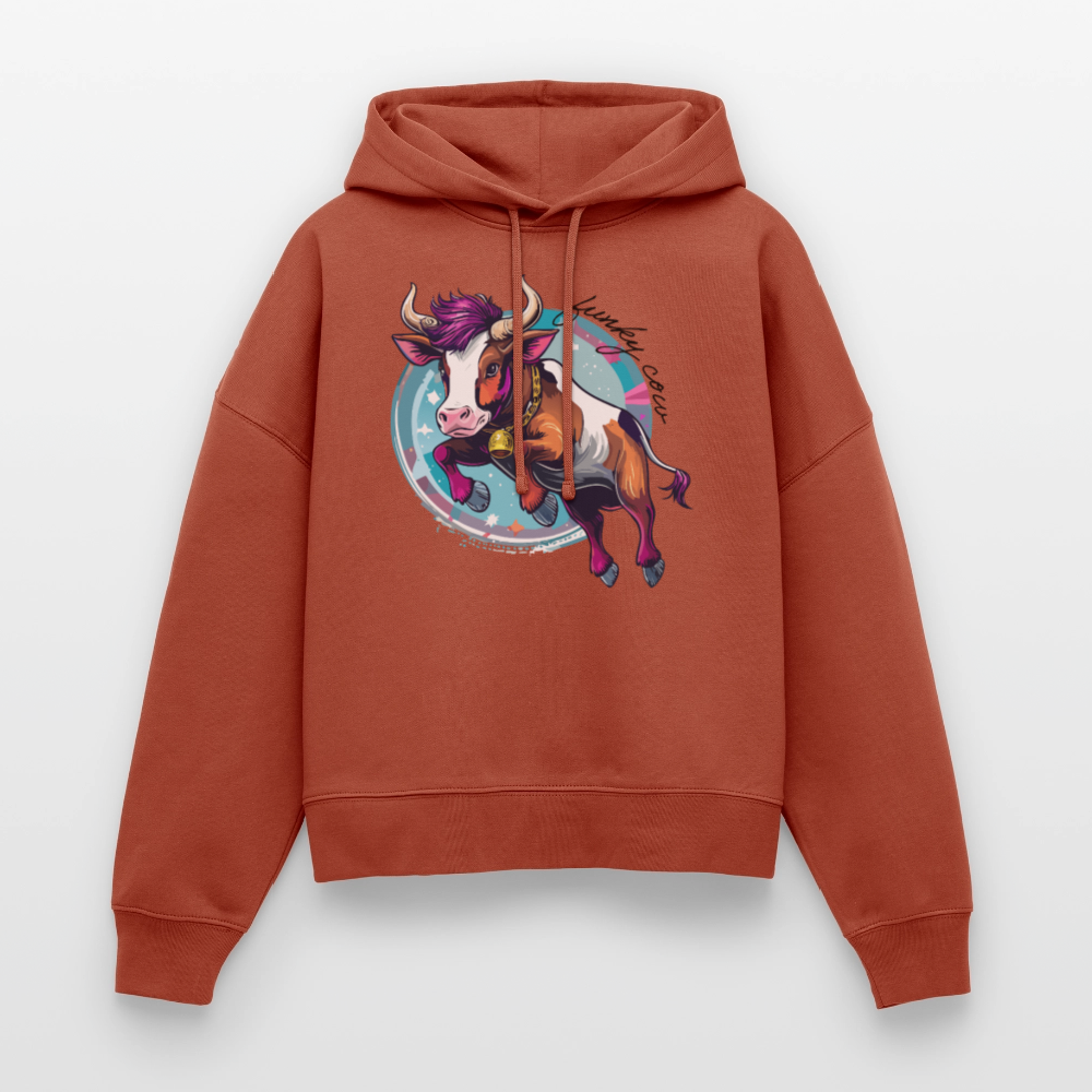 Stanley/Stella Boxy Frauen Bio Hoodie Nora - Terrakotta