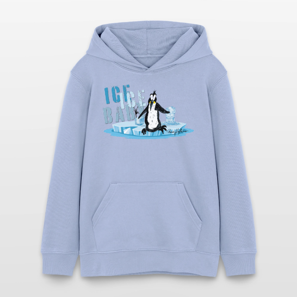 MNJS TEENS Bio-Hoodie mit BE DIFFERENT PRINT - Sky