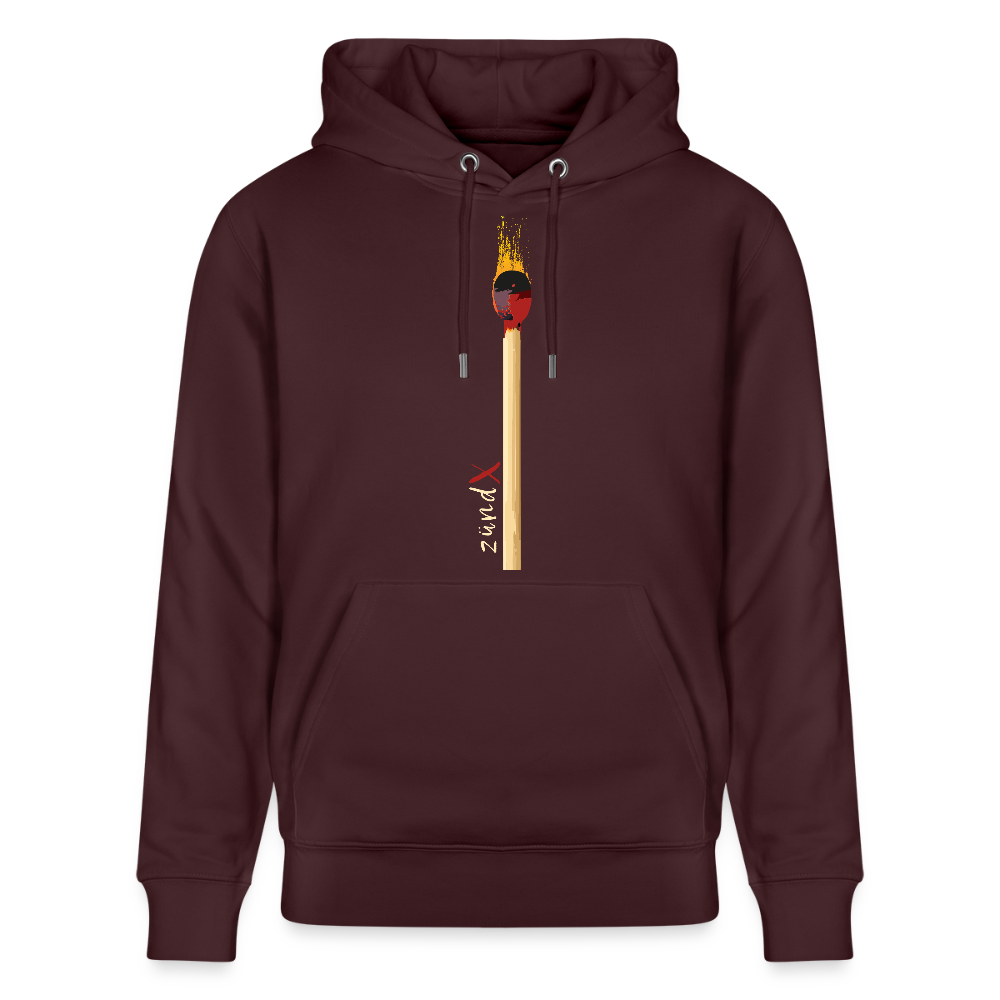 Unisex Hoodie mit zündX PRINT - Maroon
