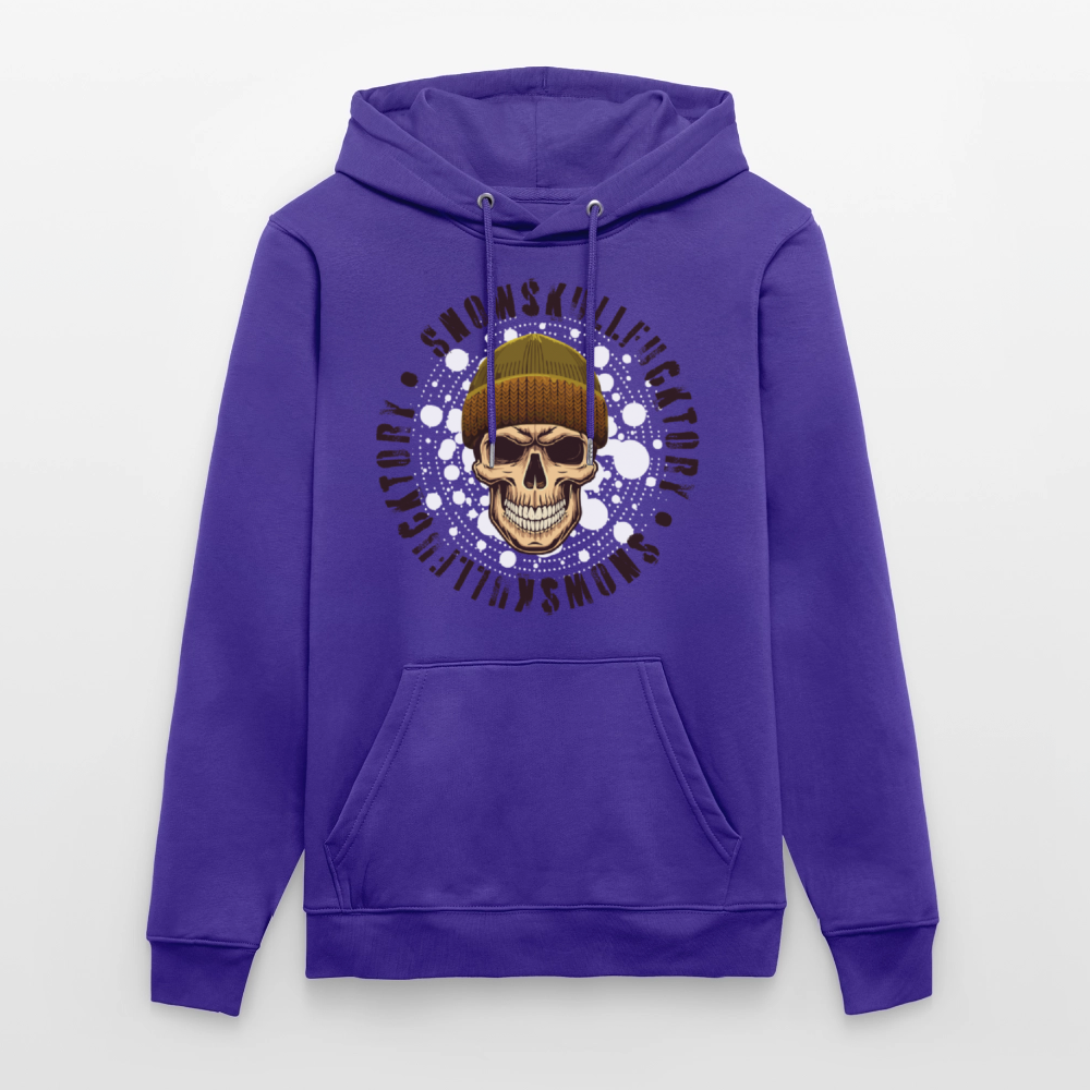 Unisex Hoodie mit SNOWSKULL PRINT - Purple Love