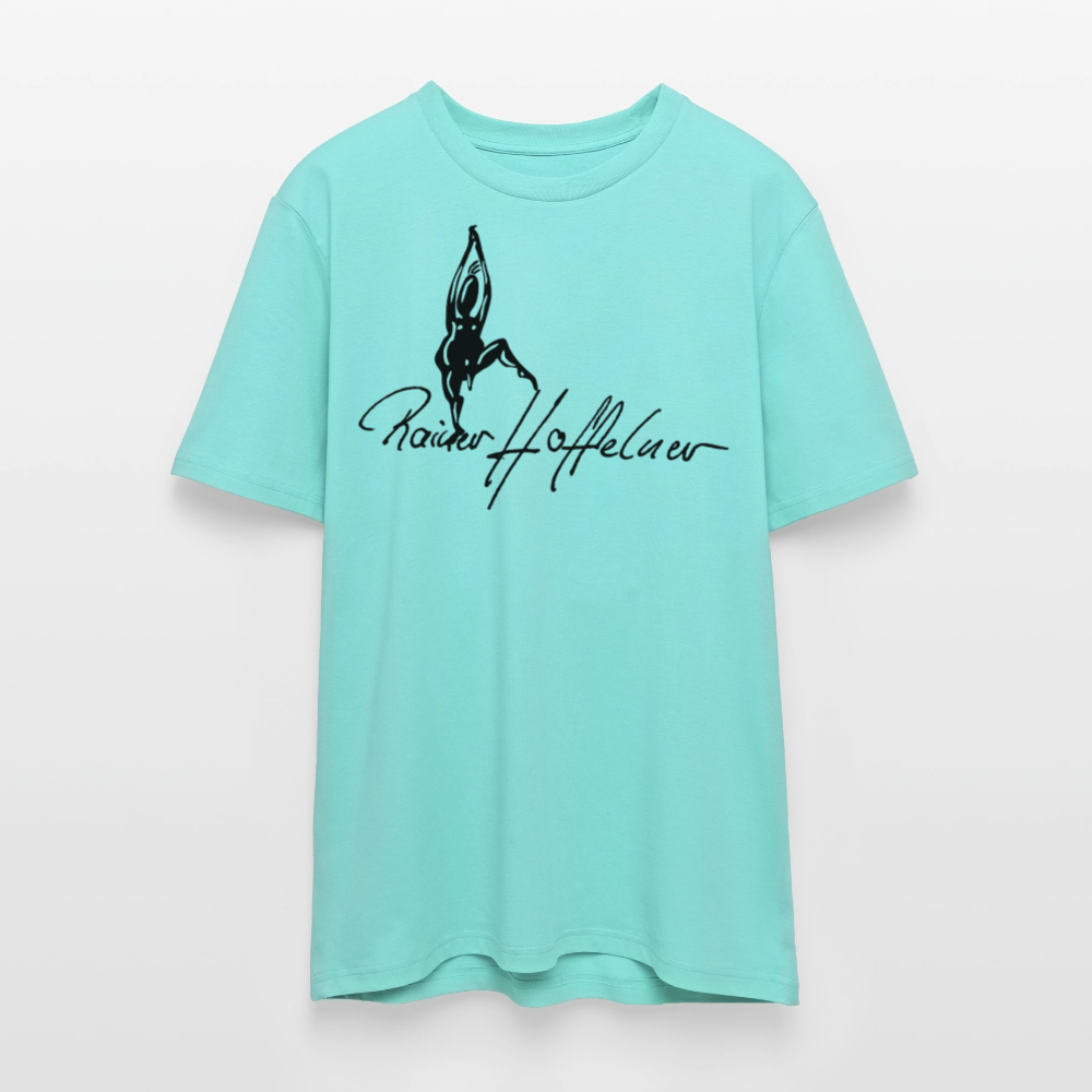 Unisex Bio-T-Shirt mit TUSCHEMÄNNCHEN PRINT - Poolblau